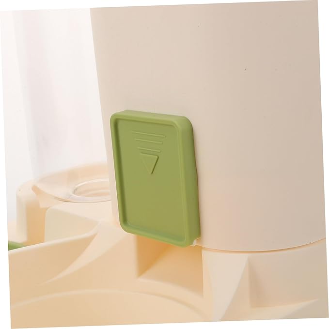 YARNOW Automatic Pet Water Dispenser Dog Cat Feeder Detachable Water Dispenser Large Capacity Fresh Dry and Wet Food Separation Easy Cleaning Sturdy Pp Material