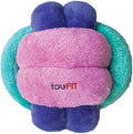 FOUFIT FouFouBrands Hide n Seek Knotted Snuffle Ball Treat Dispensing Nosework Toy for Dogs, Pink, Green Purple, Small