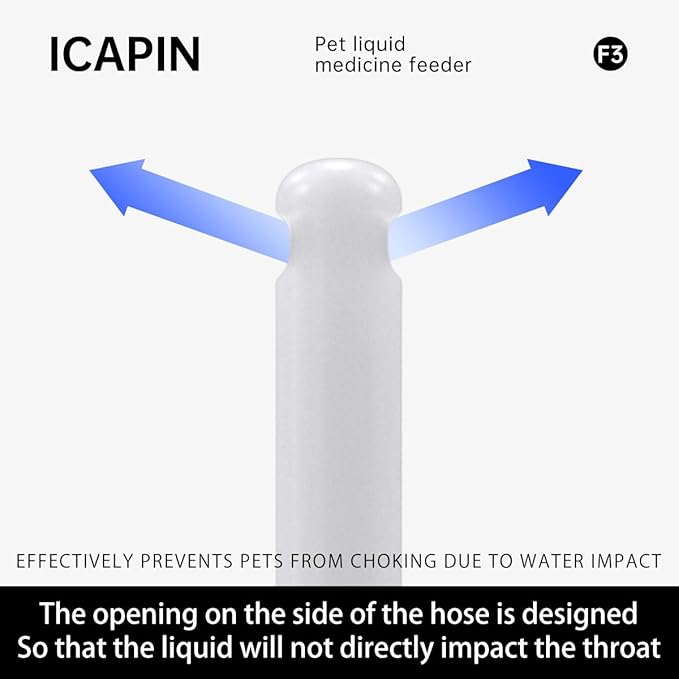 F3 Pet Liquid Medicine Feeder Multi-Function Pet Feeding Tools Suitable for Liquid Diet/Liquid Medication Breastfeeders for Pets (Bright Yellow)