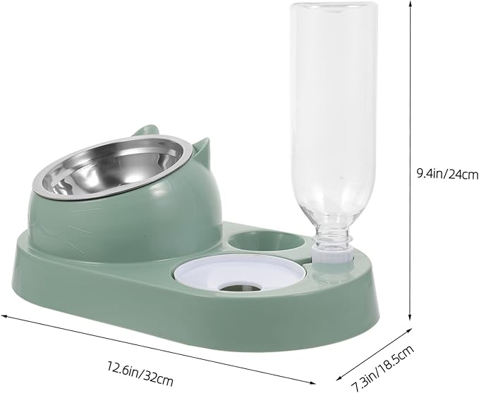 SUPVOX Pet Water Dispenser Automatic Dog Food Storage Bowl Feeder Pet Feeder for Cat