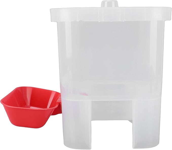 AYNEFY Dog Water Bowl Pet Water Dispenser Multifunction Automatic Cat Feeder Large Capacity Freestanding Dog Drinking Container for Small Medium Pet 7.09x7.09x8.27in Garden