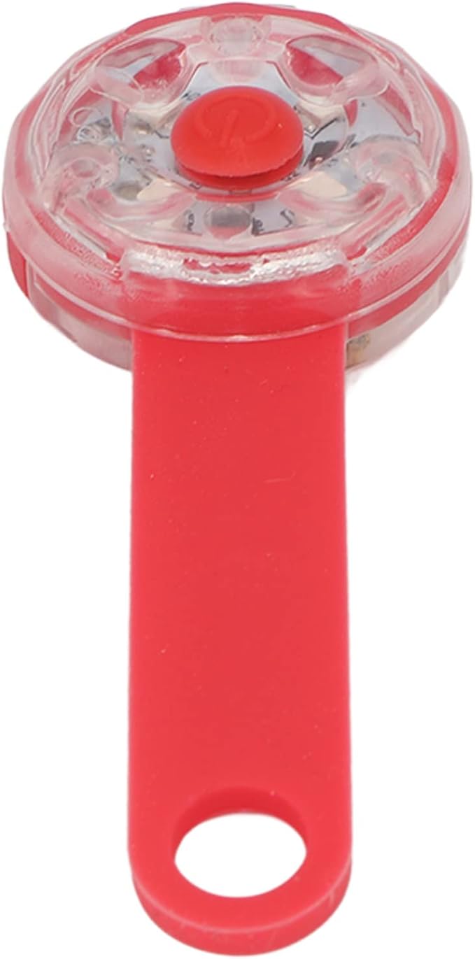 LED Dog Light Pendant, 3 Light Modes USB Rechargeable Large Capacity Battery for Pet Collar, Bag, Bike (Red)