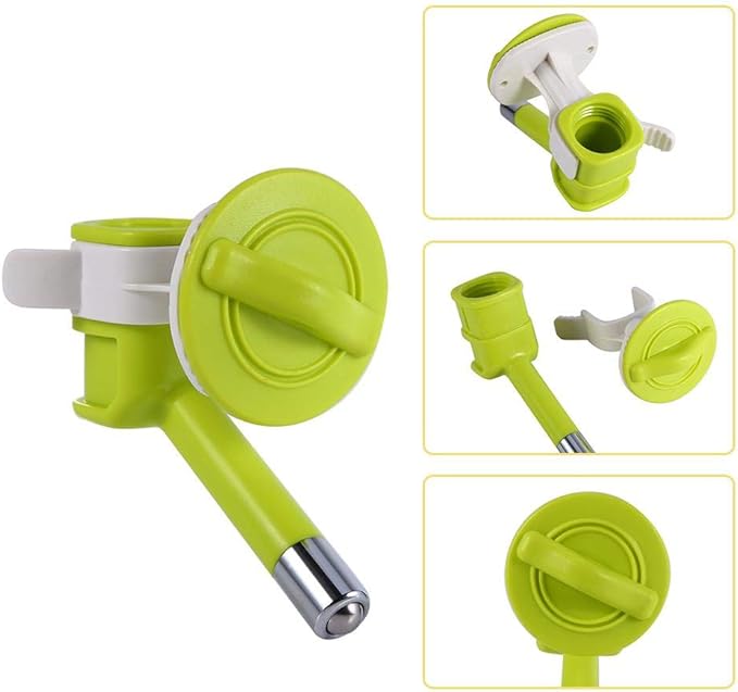 Pet Water Dispenser, Automatic Dogs Cats Feeder No Drip Fountain Bottle Head Anti Leaking Hanging Drinking Nozzle (Green)