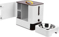 Automatic Cat Dog Food Dispenser, Large Capacity Pet Feeder with Sealing Technology for Food Storage, Timed Auto Feeding for Home Travel (Dark Brown)