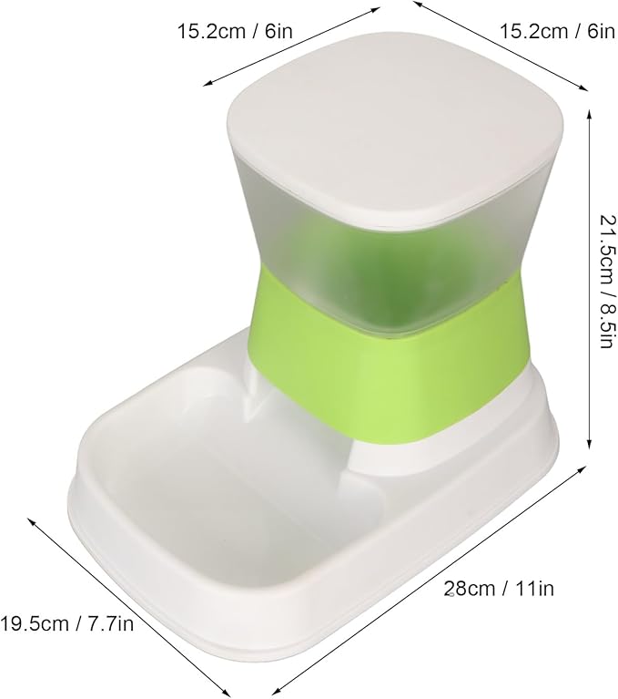 Automatic Pet Feeder, Stable Cat Food Dispenser with Large Capacity, Detachable, for Dogs and Cats, Suitable for Short Trips