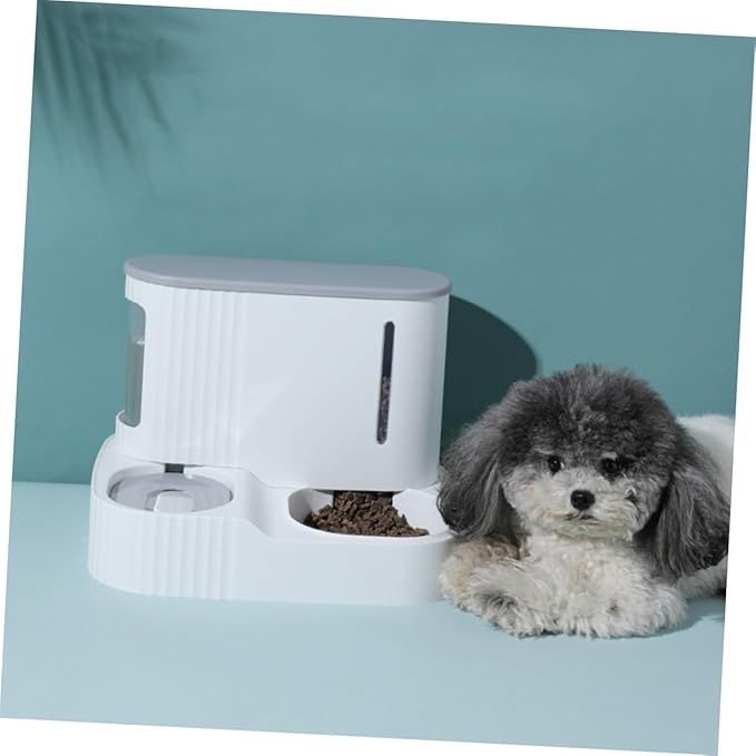Pet Automatic Water Dispenser Detachable Bowl Food-Grade Water Bottle Dual-use Feeder for Dogs and Cats Easy to Random
