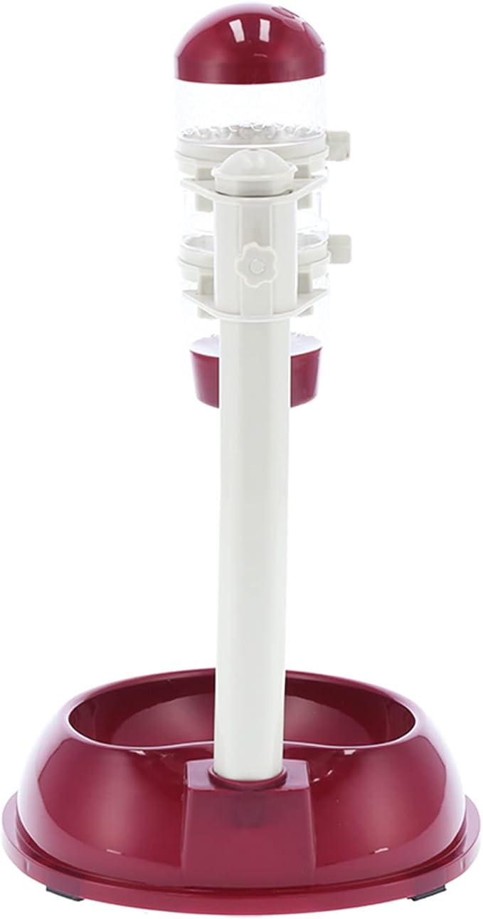 Pet Lift Drinking Fountain Food Automatic Feeding Dog Water Dispenser Cats Dogs Portable Safe Colorful Bowl