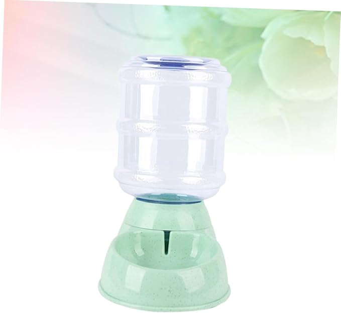 Milisten Pet Water Feeder Automatic Dispenser for Cats Dogs Removable Chassis Safe Material for Home Use Green