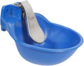 Automatic Drinking Water Bowl Water Drinker Bowl,Pet Water Bowl,Farm Animals Pet Water Dispenser for Cattle Horse Dog, Blue Large(Blue Large)