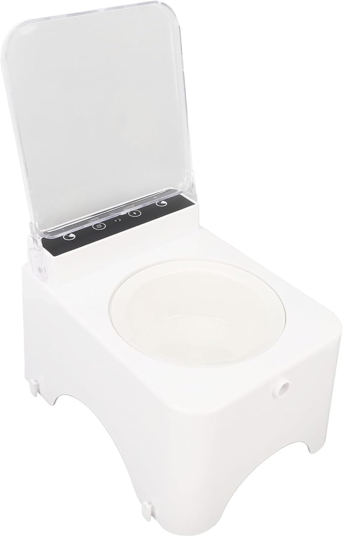Automatic Cat Feeder, Raised Design Automatic Intelligent Cat Dog Feeder Bowl, Meal Timed Pet Feeder, Easy to Clean, Auto Feeder for Cats Small Dogs, Cat Pet Dispenser Bowl