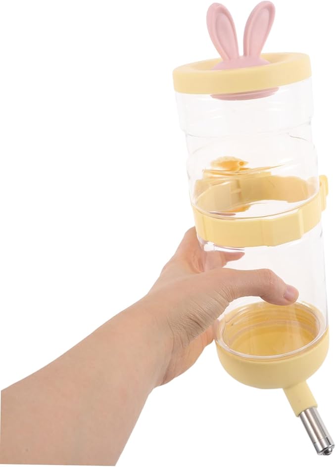 Kisangel Large Capacity Pet Water Dispenser Dog and Cat Waterer No Spill Feeder for Cages Pet Friendly Design