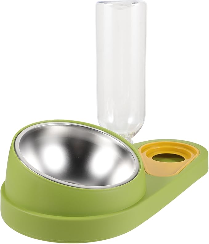 ibasenice Automatic Pet Food Feeder and Water Dispenser Non-Skid Design Detachable Dog Bowl for Cats and Dogs Capacity Pet Supply