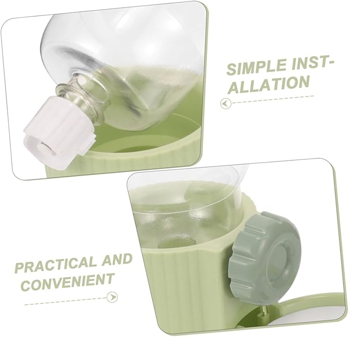 YARNOW 2pcs Hanging Automatic Dog Water Dispenser and Feeder for Pets Convenient Cage Water and Food Supplies for Dogs and Cats Leak Design Easy to Install