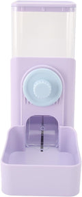 Pet Auto Gravity Feeder, Automatic Large Capacity Leakproof Pet Feeder Station for Small Medium Large Pets Dog Puppy Kitten (Purple)