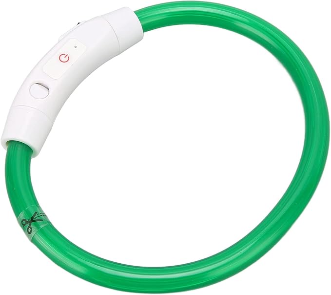 VINGVO Light Up Dog Collar, in The Dark Dog Collar Rechargeable Rechargeable Flash Dog Necklace Light Dog Collar Light LED Dog Collar Lighted Dog Collar for Large Medium Small Dogs