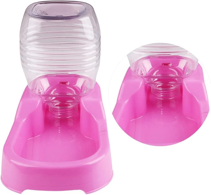 3pcs Pet Water Feeder Bowl for Dogs and Puppies Non- Design Smooth Safe Materials for Home and Pet Shops Color