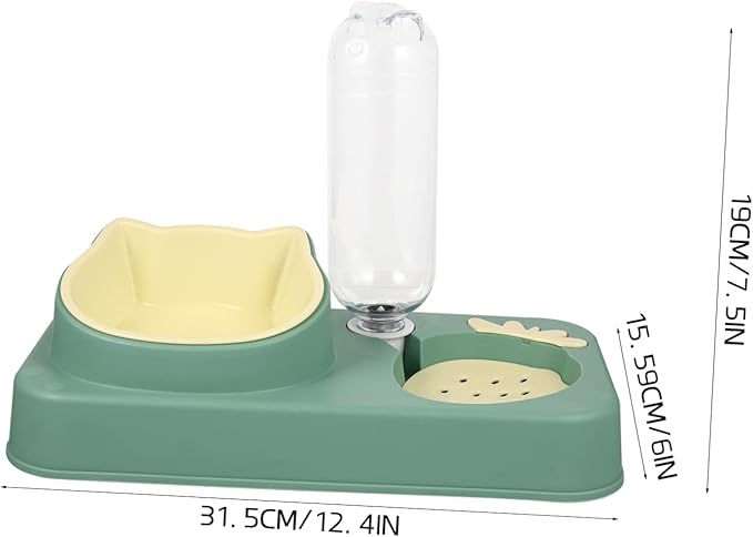 1pc Dog Feeder Stand Automatic Water Bowl Cat Bowl Wear-Resistant Daily Use