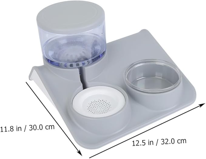 SUPVOX Automatic Pet Water Fountain Cat Dog Feeder Bowl Dual-use Pet Bowl Raised Safe