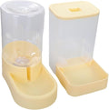 Pet Feeding Bowl and Watering Systems Waterer Set for Puppies and Kittens with Clear Storage Pet Supply Large Capacity Feeder