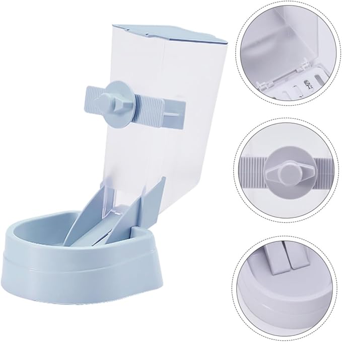 Beaupretty 2l Automatic Hanging Dog Feeder with Food Dispenser, Pet Bowl for Crate Feeding, Space-Saving Puppy Cage Feeder Indoor Use