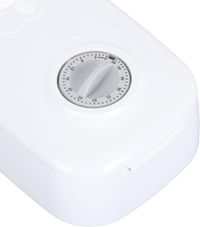 ANGGREK Automatic Pet Feeder, Intelligent Timed Pet Feeder Sturdy Single Meal for Cats (Gray)