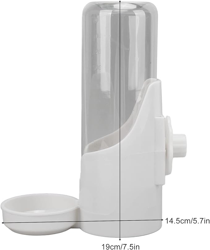 450ml Dog Water Dispenser, Automatic Dog Water Bowl for Cats Dogs Rabbits, Leak Proof Small and Big Pets Watering Supplies