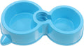 Kisangel Automatic PET Feeder with Water Dispenser Double Bowls for Dogs and Cats Food-Grade Plastic Slow Feeding Design for Small Pets