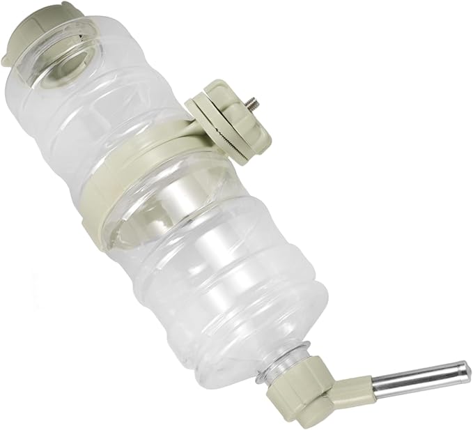 SUPVOX Dog Water Bottle Dispenser for Cage Leakproof Automatic Pet Feeder with Hanging Design for Small Animals Like Dogs Cats and Rabbits Capacity
