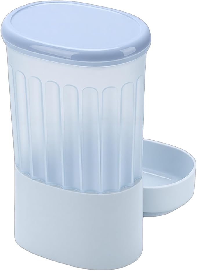 Zerodis Cat Dispenser Cage Mounted Detachable Dog Auto Gravity Feeder and Waterer Set Cage Cat Food Bowl Dog Feeding Station for Large Cats and Dogs Hanging Pet Food Water