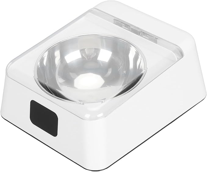 Intelligent Automatic Cat Feeder with Infrared Sensor, Removable Bowl and Tery Powered Opening Lid for Dogs - Keep Your Pets Fed Automatically