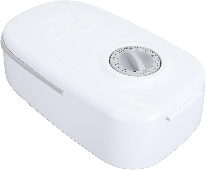 Automatic Cat Feeder, Double Automatic Cat Feeder Pet Feeder Detachable Intelligent Single Meal Timed Cat Food Dispenser Cat Wet Food Automatic Feeder for Cats and Dogs, (#1)