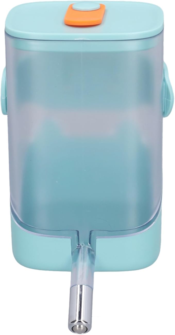 Stainless Steel Dog Water Bottle, Automatic Pet Water Feeder with Ball Cage, Hanging Water Dispenser for Cat and Dog