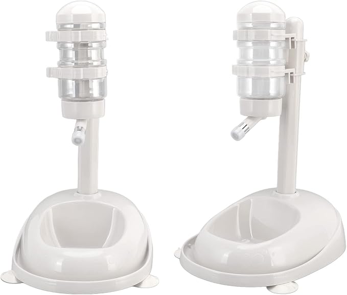 AYNEFY Large Capacity Gravity Waterer Pet Bowl Water Dispenser Large Capacity Gravity Waterer Automatic Prevent Slip Detachable Feeder Adjustable Dog Standing for Puppy Cat Dog Supplies