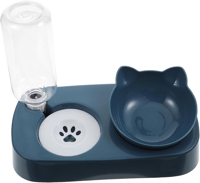Totority Dog Water Feeder Bowl Automatic Pet Food Dispenser Bottle Raised Pet Drinking Bowl for Cats Dogs