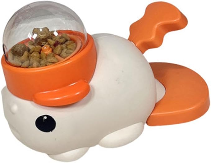PANGBOER Fish Press Activated Pet Treat Dispenser For Dog Food Release Encourages Indoor Exercise And Mental