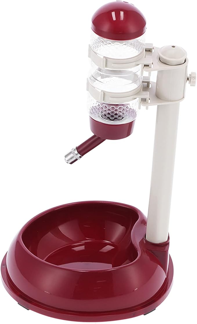 Pet Lift Drinking Fountain Food Automatic Feeding Dog Water Dispenser Cats Dogs Portable Safe Colorful Bowl