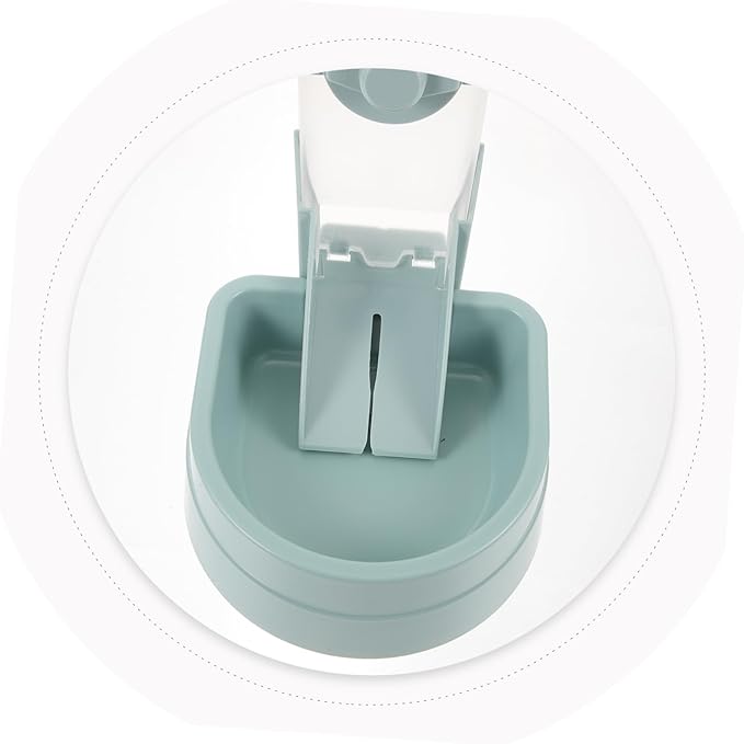 Happyyami Automatic Pet Feeder Hanging Dog Bowl Dispenser for Cages Convenient Food Station for Dogs Easy to Stable Design Space-Saving