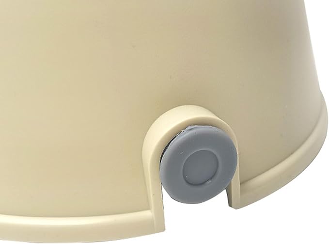 Pet Standing Water Dispenser, Adjustable Height Cat Dog Standing Bowl Durable PP Material Automatic Waterer with Stable Base and Quick Water Outlet (Yellow)