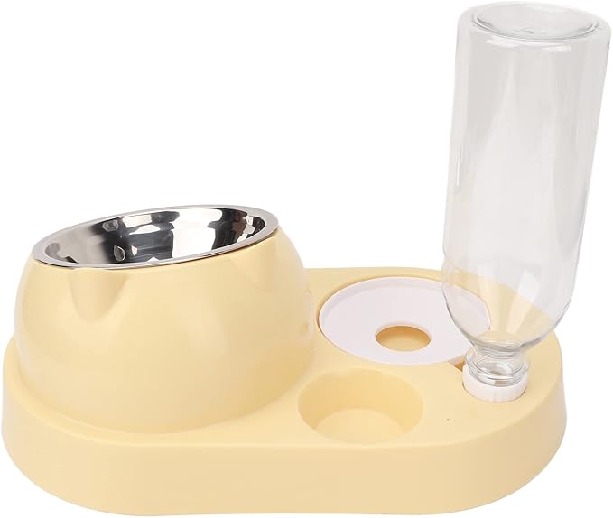 Automatic Pet Water Feeder, Stainless Steel Bowls, Easy to Clean, for Small to Medium Dogs and Cats