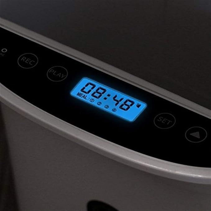 feeders 4.2l Meal with LCD Display Medium Automatic Pet Feeder for Cats &Small to Medium Size Dogs