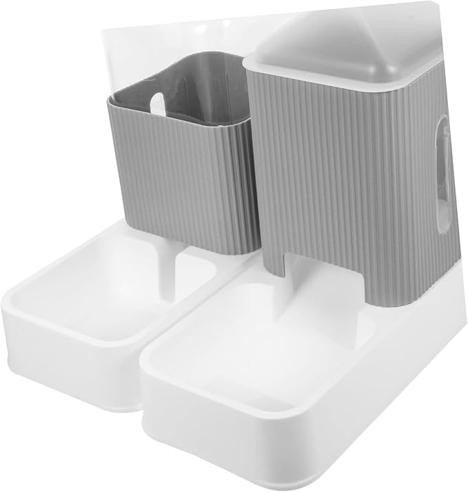 Automatic Pet Feeder Dispenser for Dogs and Cats Durable Food Bowl with Bite-Resistant Material Convenient for Home Use Saving Feeding