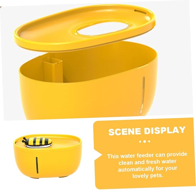 HANABASS Automatic Pet Water Dispenser Water Feeder Circulation System Capacity Easy to Use and Compact Design for Home and Outdoors