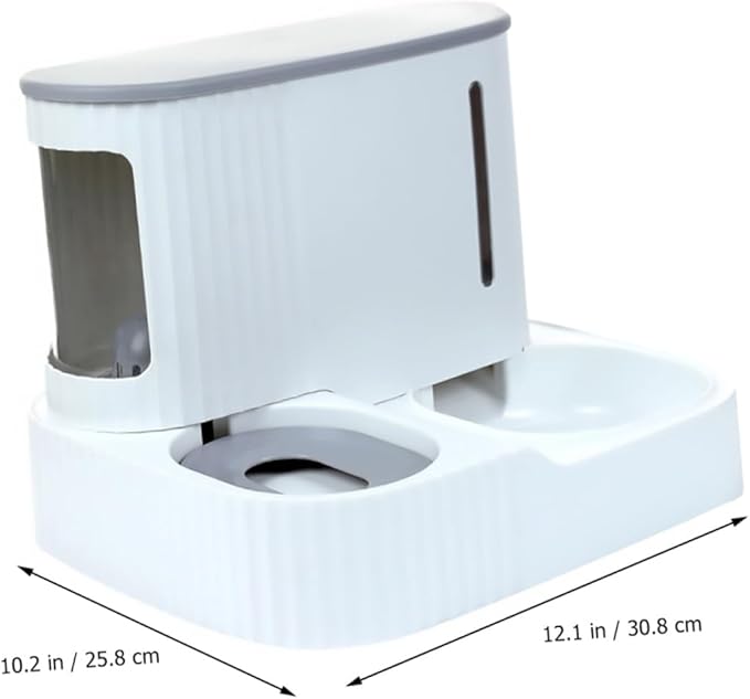 Pet Automatic Water Dispenser Detachable Bowl Food-Grade Water Bottle Dual-use Feeder for Dogs and Cats Easy to Random