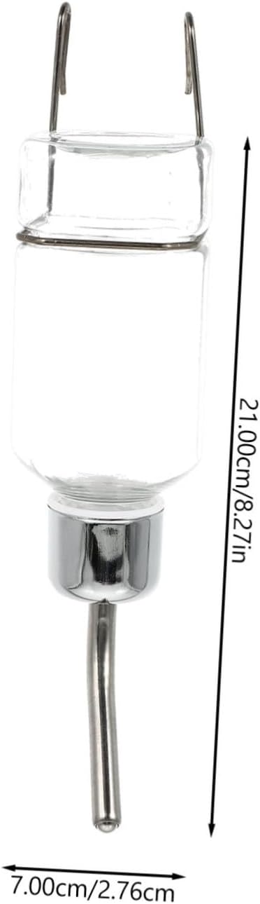 2 Pcs Automatic Hanging PET Water Dispenser Feeder Cat Water Bottle Ball Mechanism Design Practical for Dogs and Cats for Outdoor Use
