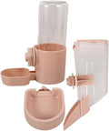 BESTonZON 1set Automatic Cat Feeder and Hanging Water Dispenser for Pets Convenient Food and Water for Kittens and Puppies Easy to Install and