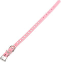 BESPORTBLE Adjustable Rhinestone Pet Dog Collar Pu Leather Neck Accessory for Cats and Dogs for Daily Wear Parties and Special Occasions
