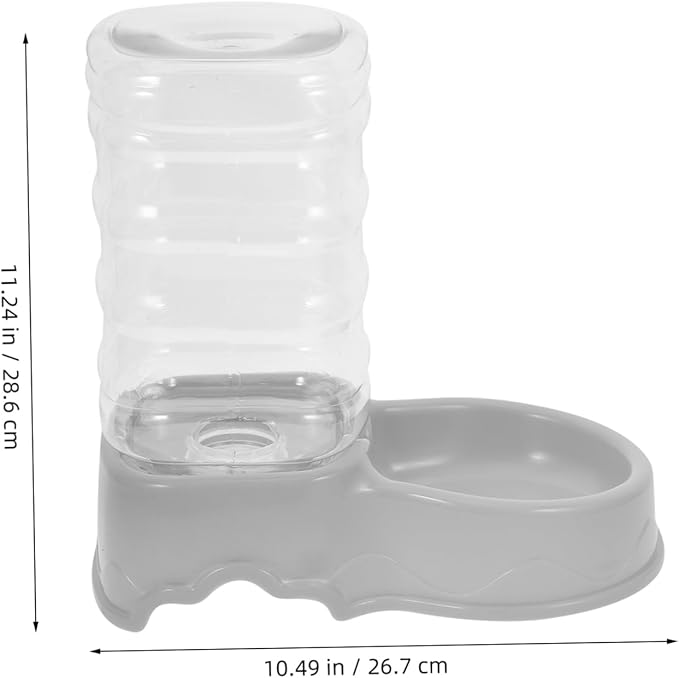 VANZACK Automatic Pet Feeder Dispenser Pet Water Fountain Capacity Gravity Feeder for Cats and Dogs