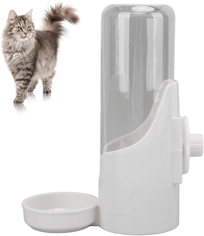 450ml Dog Water Dispenser, Automatic Dog Water Bowl for Cats Dogs Rabbits, Leak Proof Small and Big Pets Watering Supplies