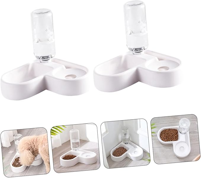 NOLITOY 2pcs Automatic Pet Water Feeder Practical Feeding Bowl for Dogs Cats and Non- Design for Stability Automatic Water Dispenser