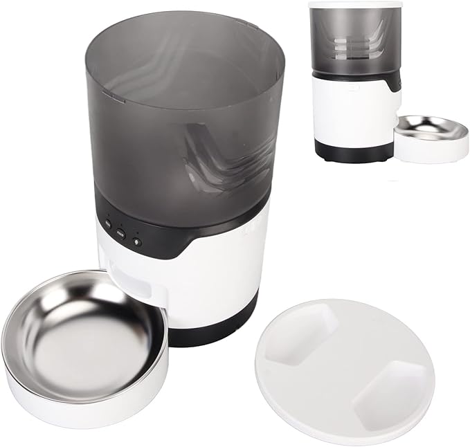 Dog Supplies Dog Supplies Cat Feeders with Voice Recorder App Control Auto Dog Food Dispenser Pet Dry Food Dispenser for Cats and Dogs Automatic Pet Feeders Smart Automatic Dog